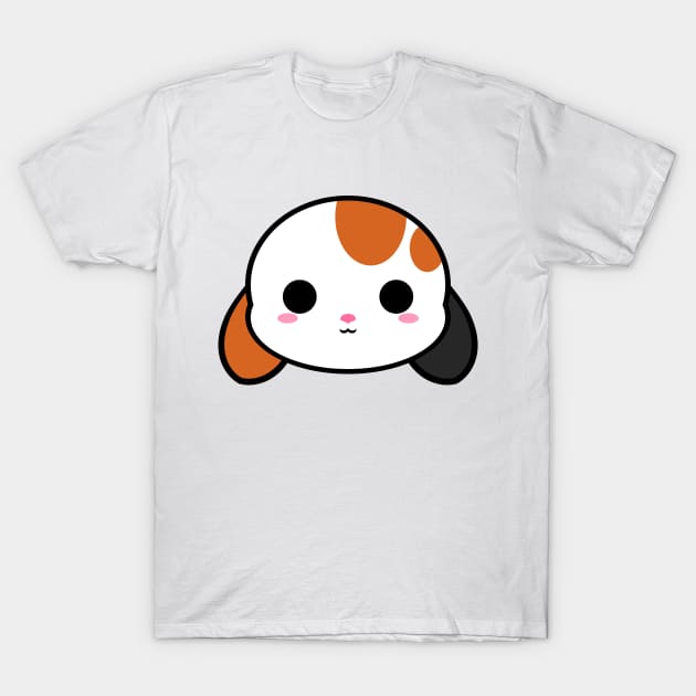 Cute Calico Spotted Lop Eared Bunny T-Shirt by alien3287